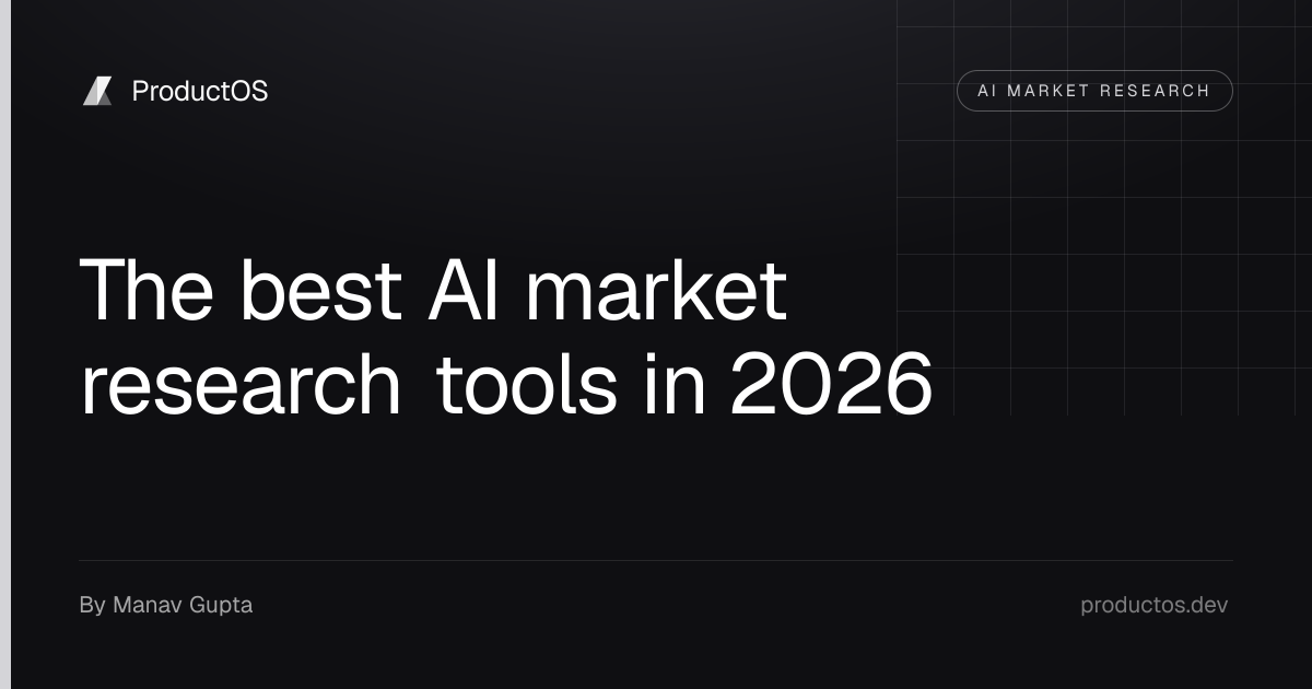 The best AI market research tools in 2026